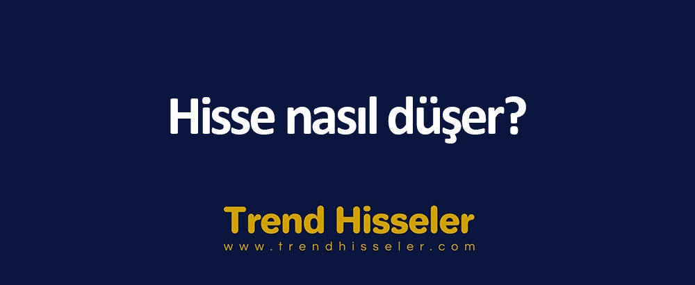 Hisse nasıl düşer? hisse senedi